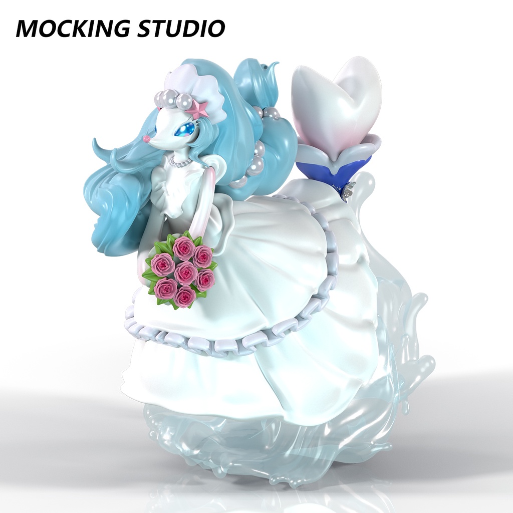 【予約受付中】1/20スケール ウェディングドレスのアシレリフィギュア、2月~3月発送予定