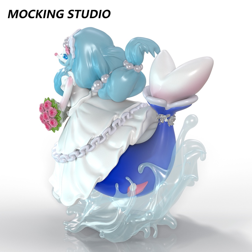 【予約受付中】1/20スケール ウェディングドレスのアシレリフィギュア、2月~3月発送予定