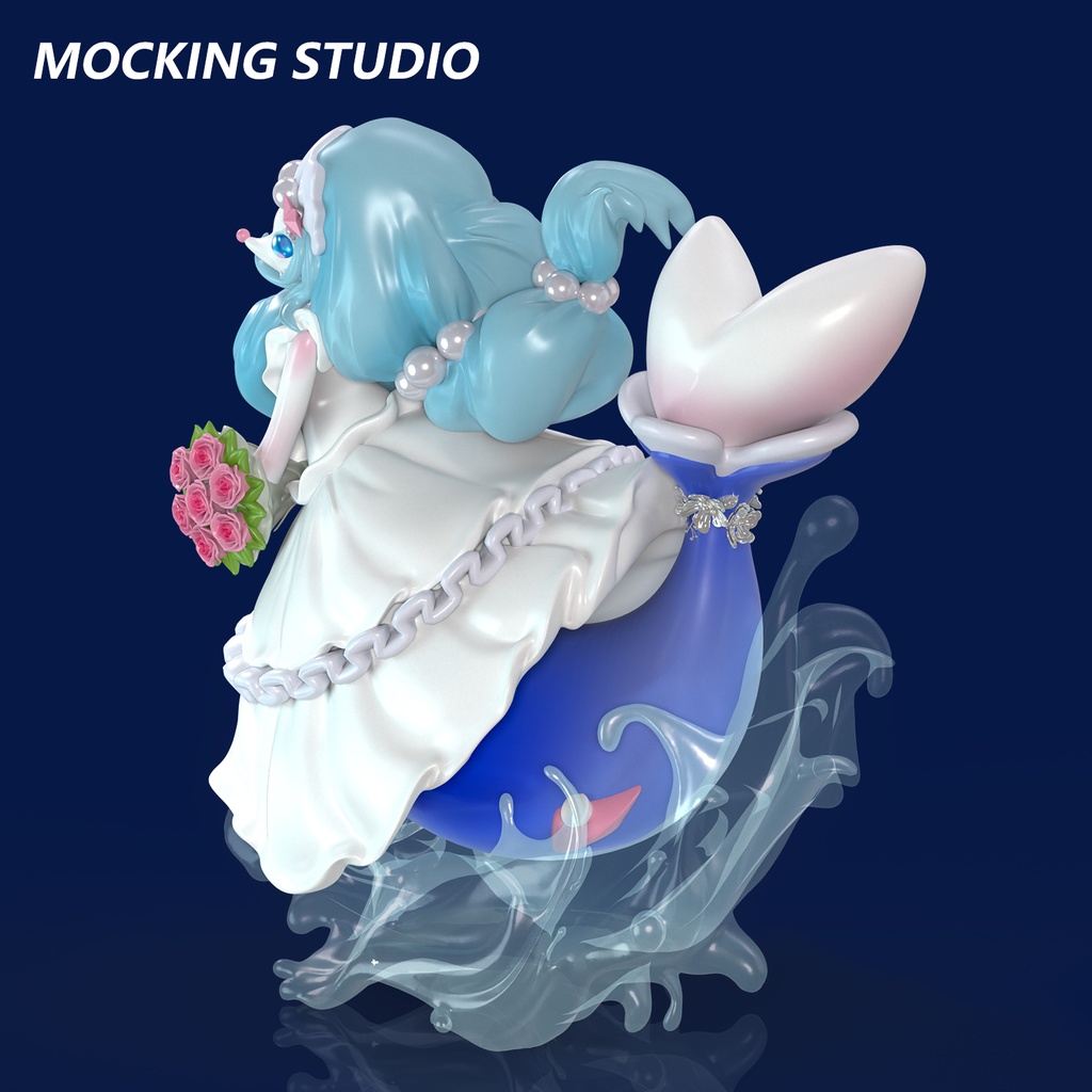 【予約受付中】1/20スケール ウェディングドレスのアシレリフィギュア、2月~3月発送予定