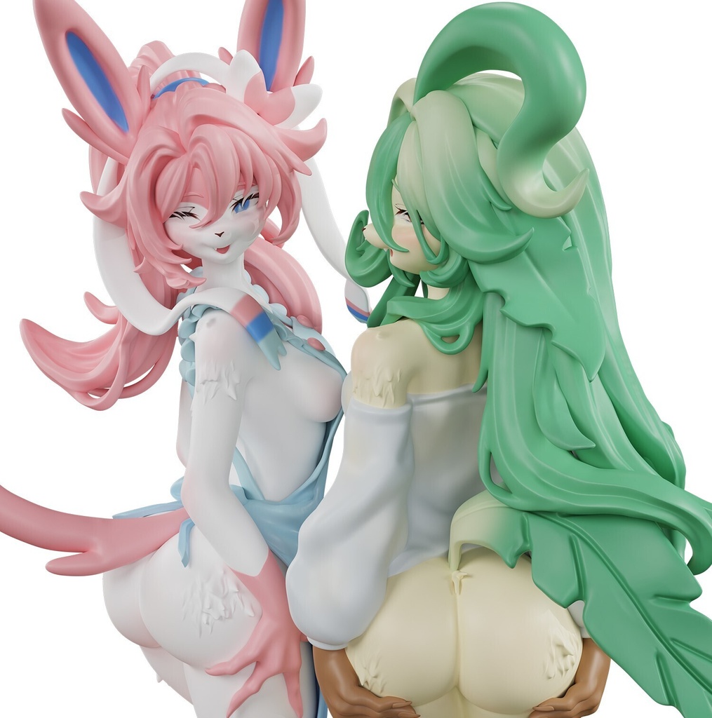 【予約受付中】シェフ ニンフィア＆リーフィア フィギュア（全高約22cm）｜2026年第4四半期〜2027年第1四半期 発送予定