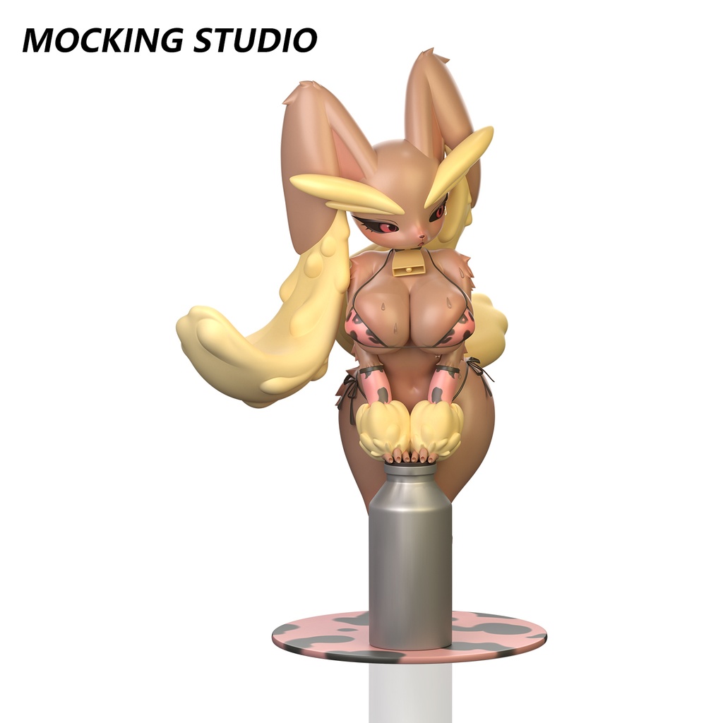 【予約受付中】【限定200セット】22cm YUIO製 カウビキニ ミミロップ&エースバーン フィギュア 2体セット(発送予定:2026年第4四半期〜2027年第1四半期)