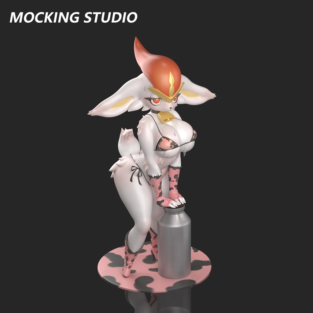 【予約受付中】【限定200セット】22cm YUIO製 カウビキニ ミミロップ&エースバーン フィギュア 2体セット(発送予定:2026年第4四半期〜2027年第1四半期)