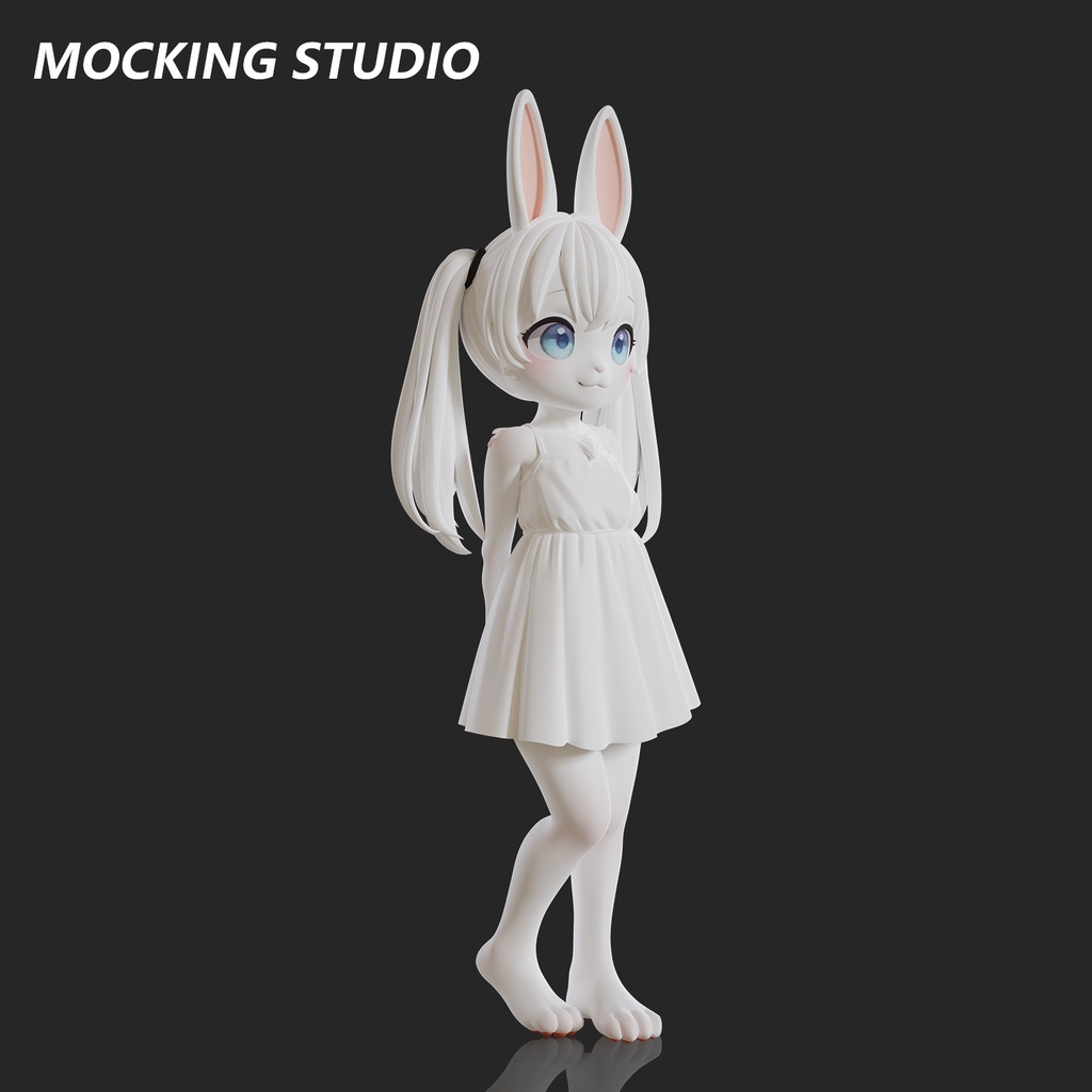 【予約商品】ケモミミバニーガール フィギュア(約10cm)/ 2027年第2四半期 発送予定