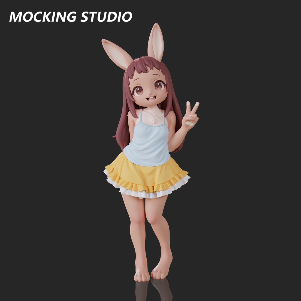 【予約商品】ケモミミバニーガール フィギュア(約10cm)/ 2027年第2四半期 発送予定
