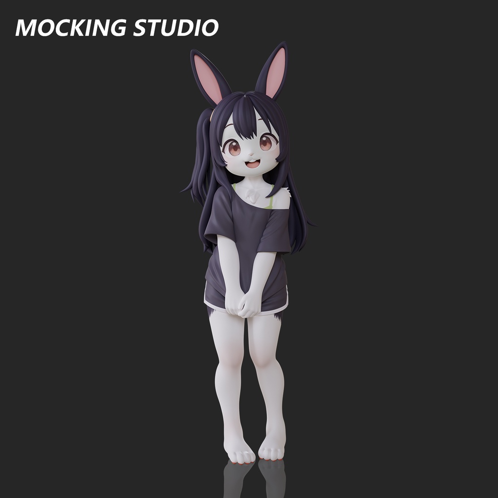 【予約商品】ケモミミバニーガール フィギュア(約10cm)/ 2027年第2四半期 発送予定