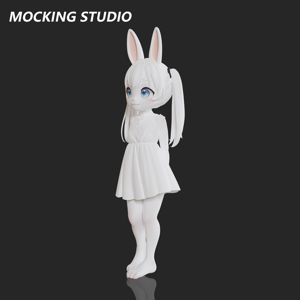 【予約商品】ケモミミバニーガール フィギュア(約10cm)/ 2027年第2四半期 発送予定