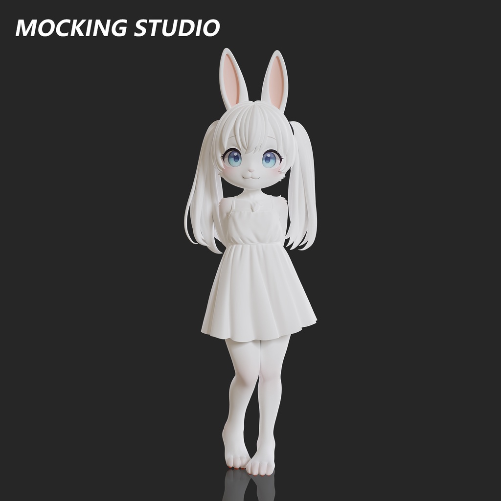 【予約商品】ケモミミバニーガール フィギュア(約10cm)/ 2027年第2四半期 発送予定