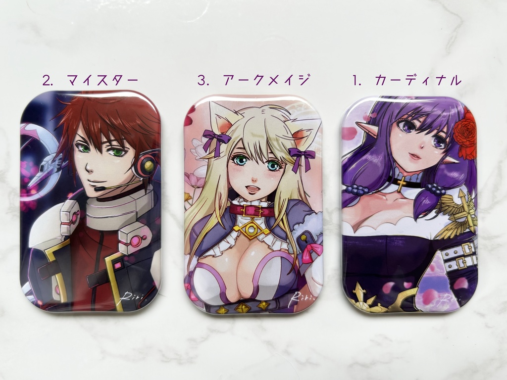 【ラグナロクオンライン】キャラクター缶マグネット