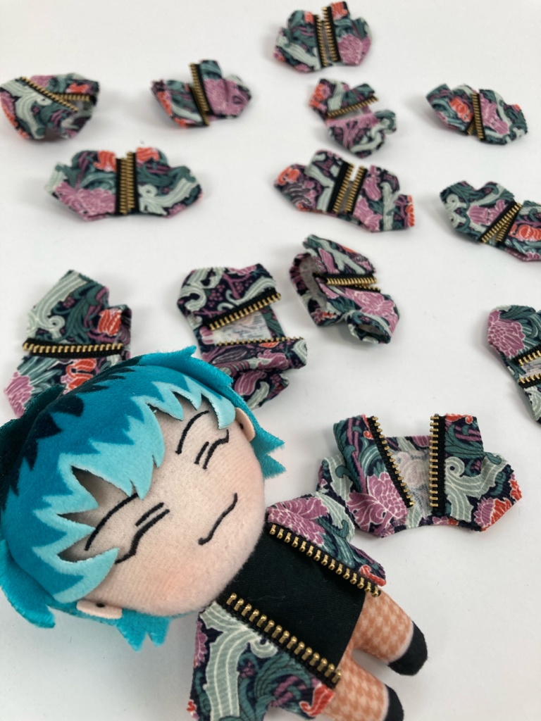 ボタニカル柄コーデュロイジャケット