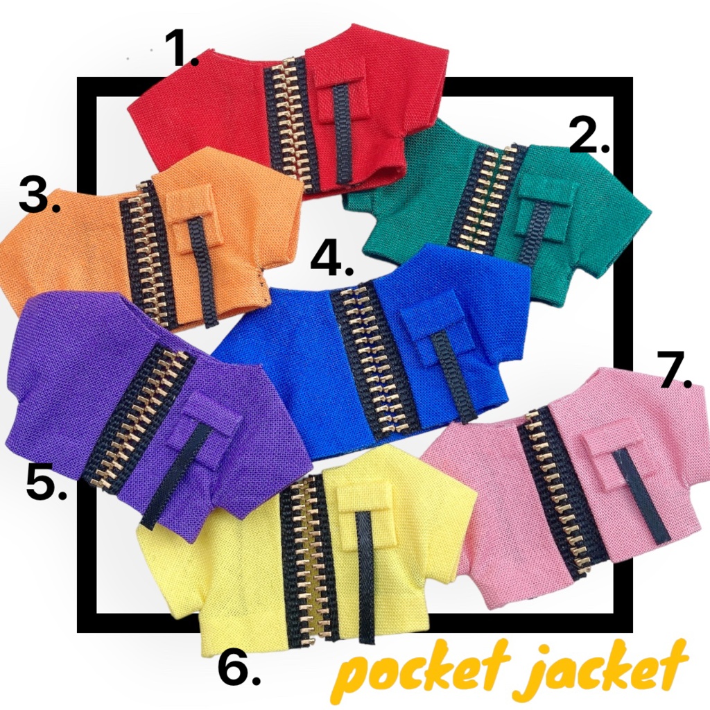 ポケット付きジャケット(7color)