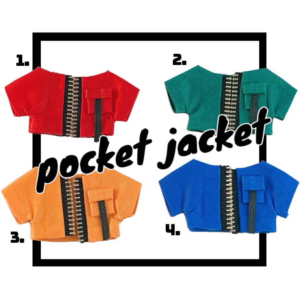 ポケット付きジャケット(4color)