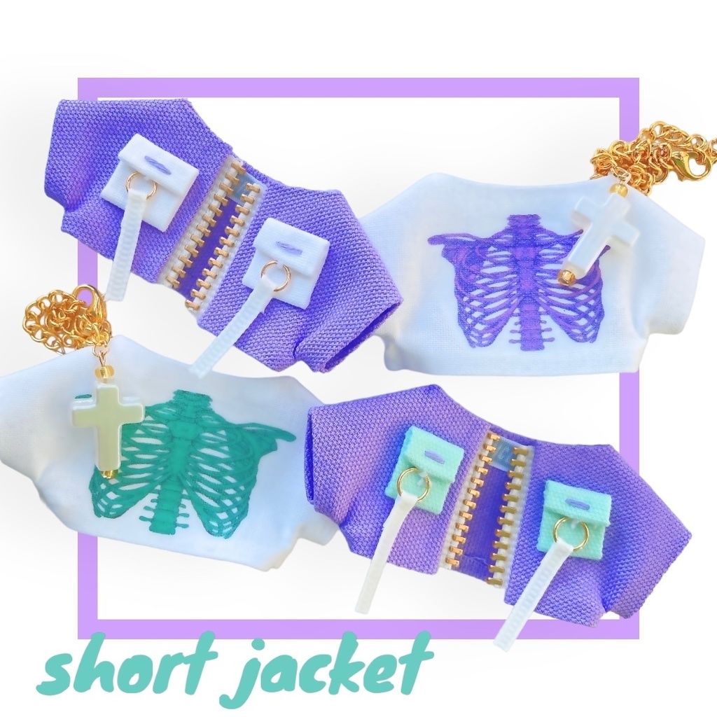 ショート丈ジャケットセット ラベンダー