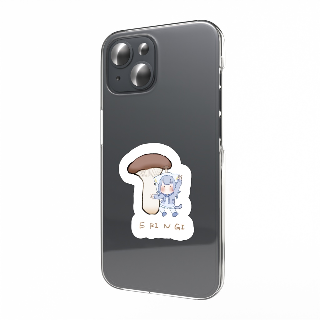 惰楽獣るるとエリンギステッカー