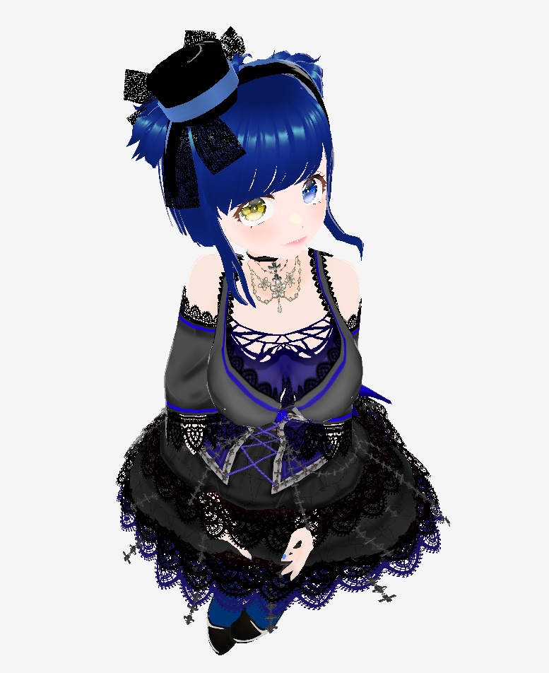 群青すずめ_薔薇ドレス