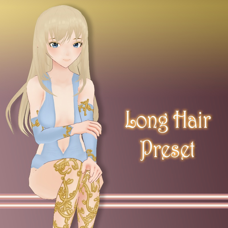 Long Hair Preset [vroid] || ロングヘアプリセット