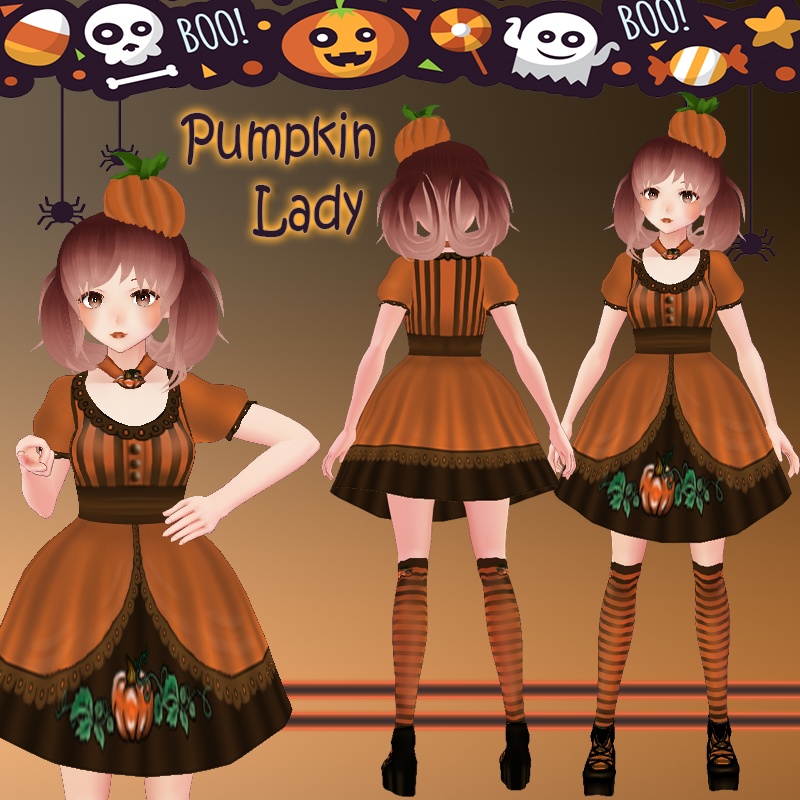 Halloween Bundle || Halloween Outfits Vroid - Vrchat