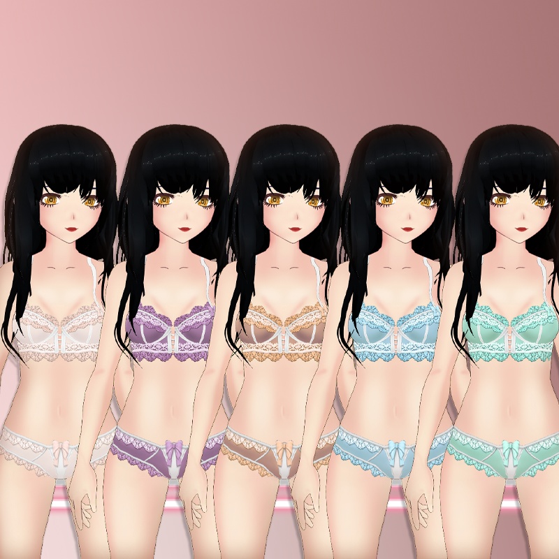 Laced Undies || 下着 ( Suitable for Both BETA AND NEW VROID )