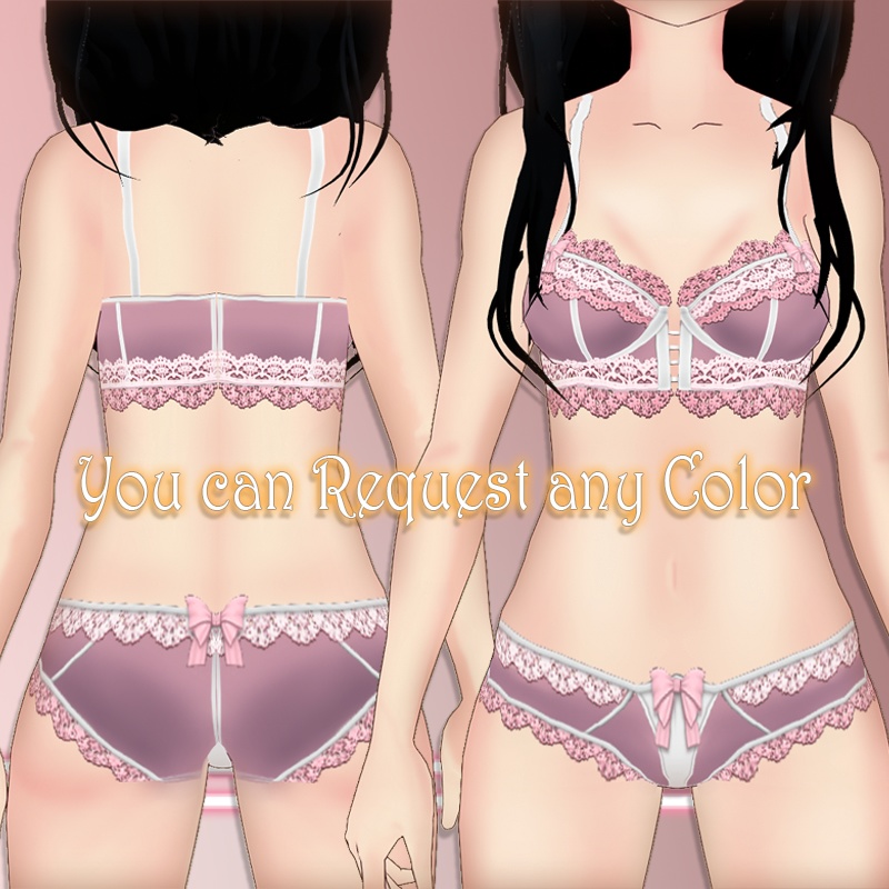 Laced Undies || 下着 ( Suitable for Both BETA AND NEW VROID )