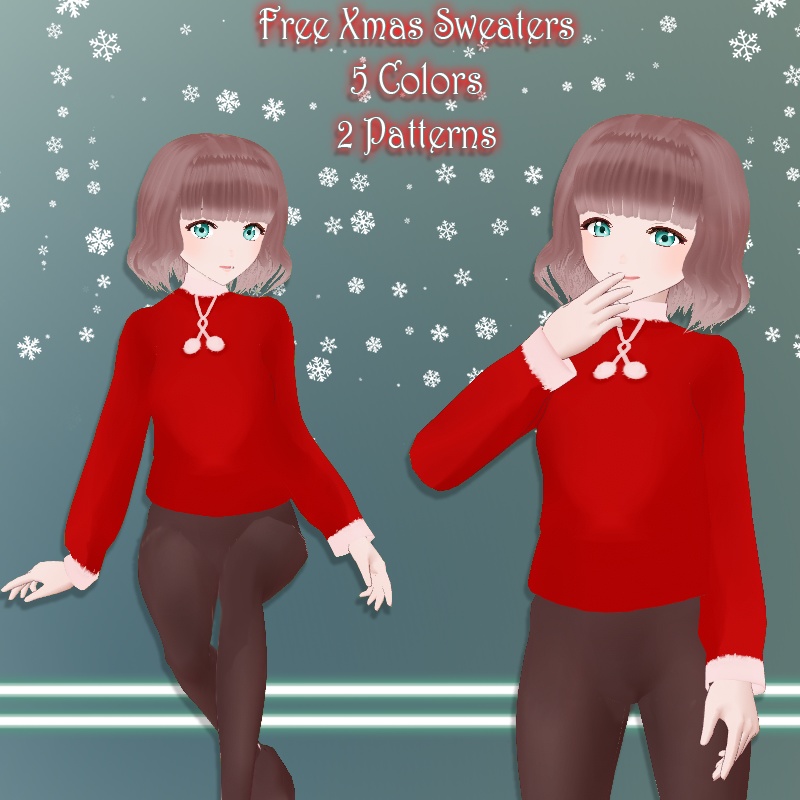 Free xmas Sweaters || 無料の VROID