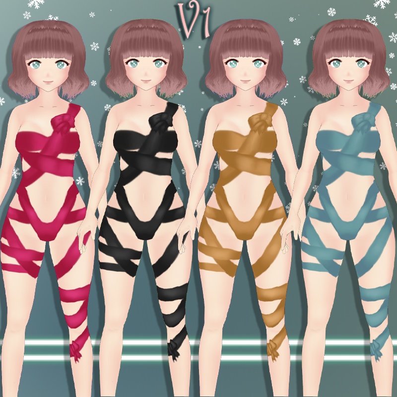 Wrap me Up outfit || Xmas VROID ( Stable version ) ~ クリスマス