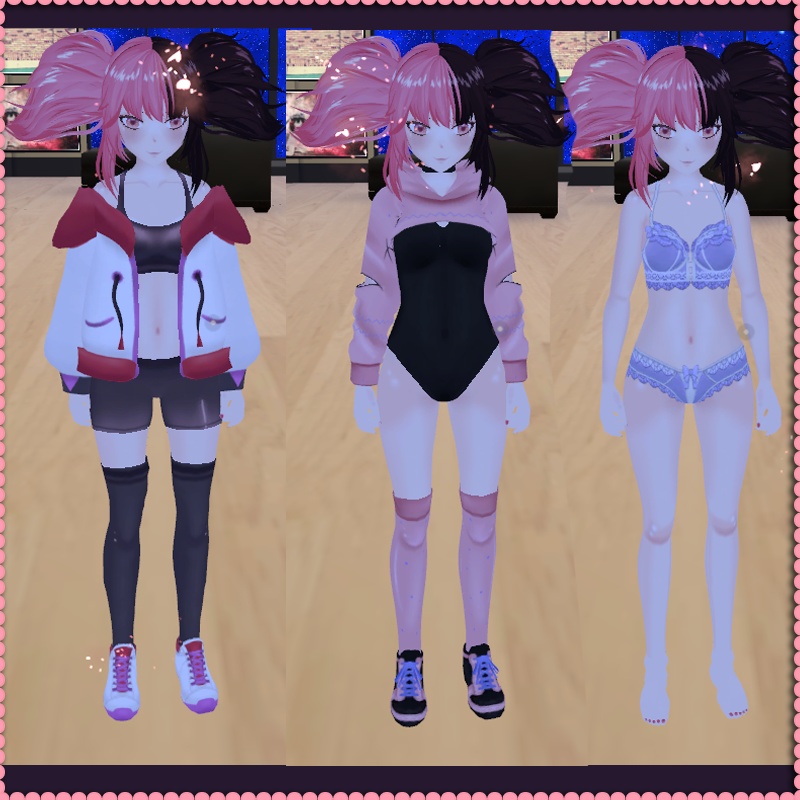 Saya 3D Model || Vrchat | VRM