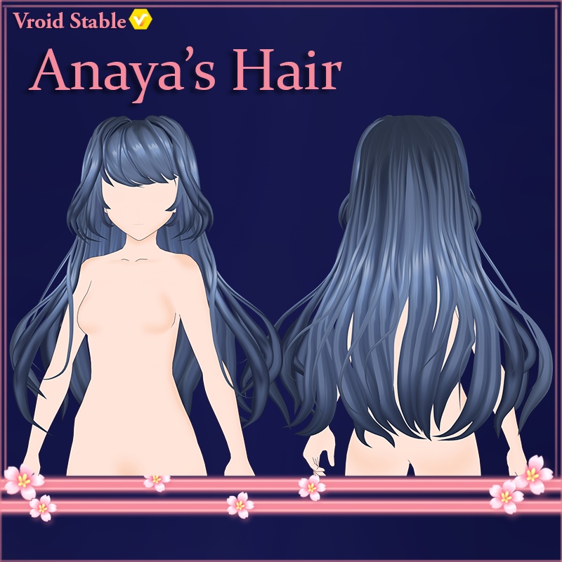 Anaya's Hair | Vroid 髪