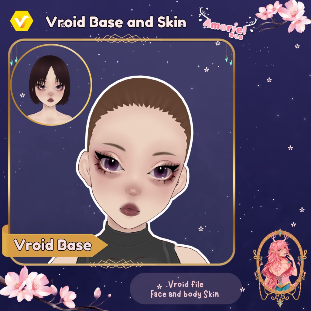Vroid Head and Skin