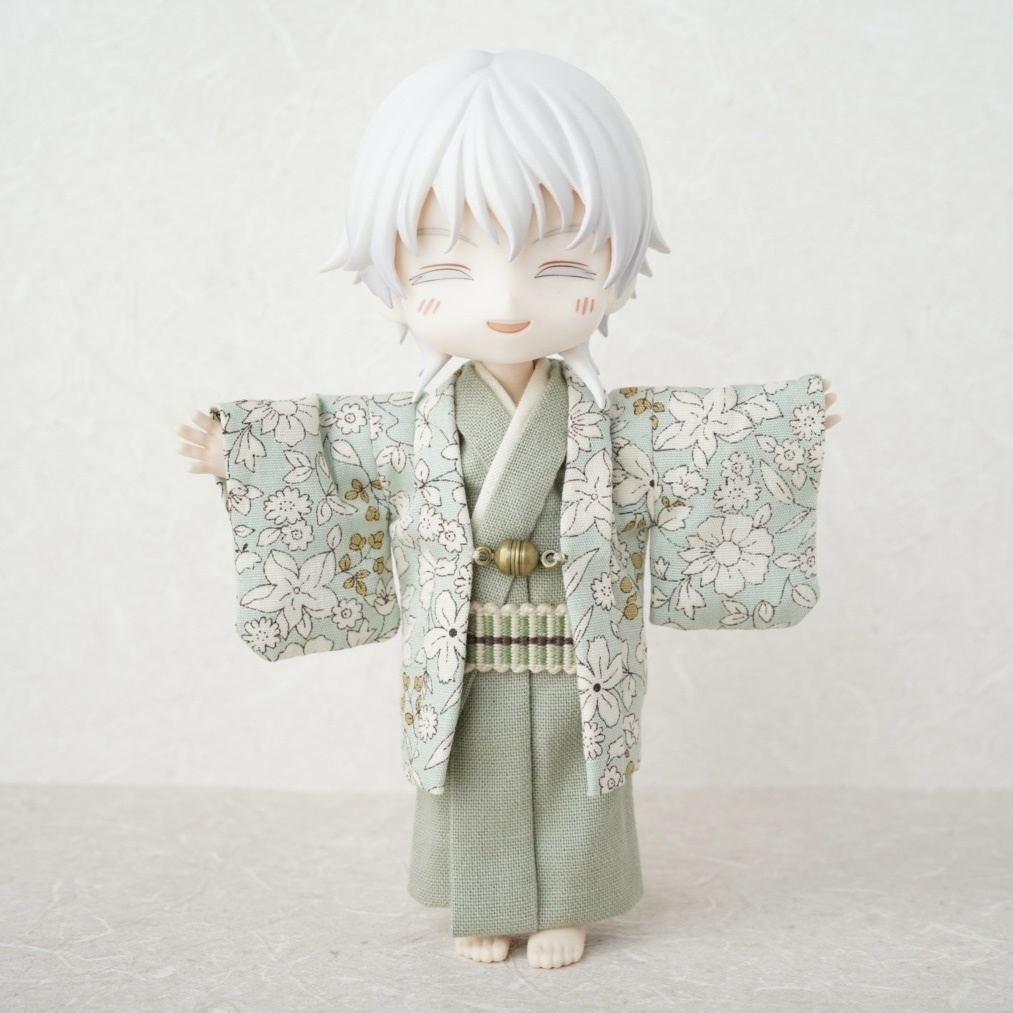 【羽織セット】ボタニカル柄×グリーン