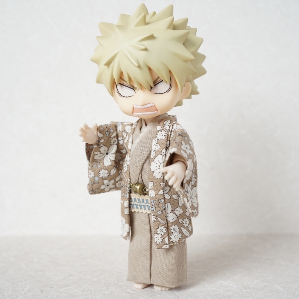 【羽織セット】ボタニカル柄×ベージュ