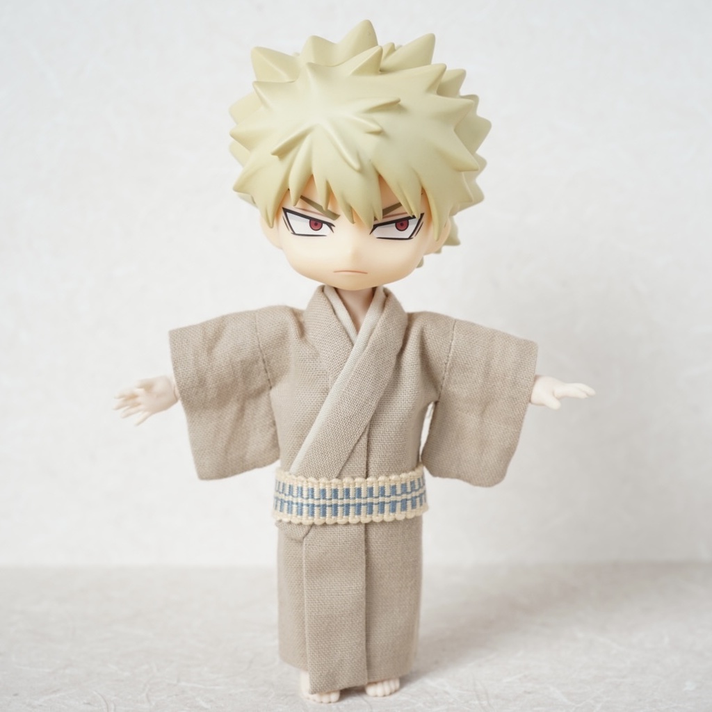 【羽織セット】ボタニカル柄×ベージュ