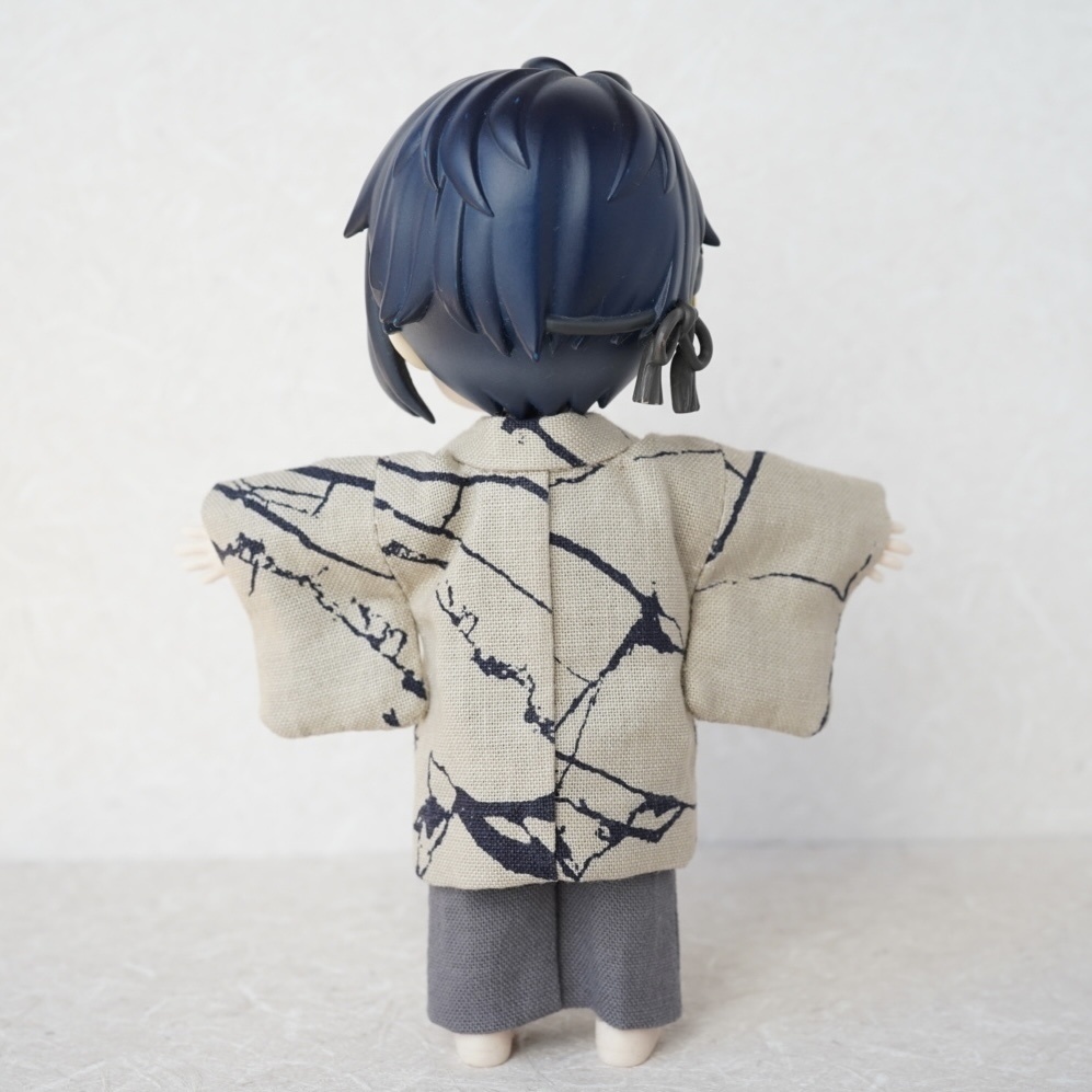 【羽織セット】氷割れ模様×ベージュ