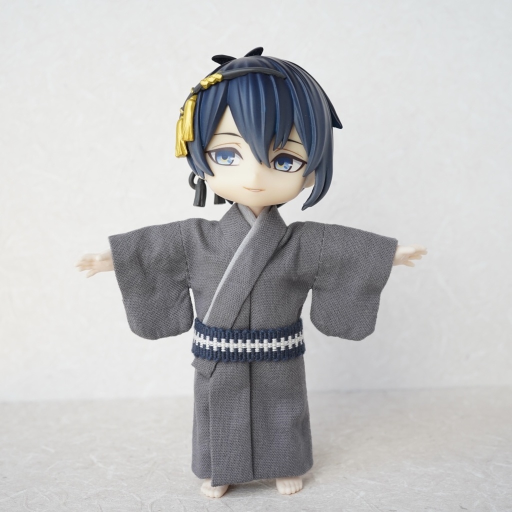 【羽織セット】氷割れ模様×ベージュ