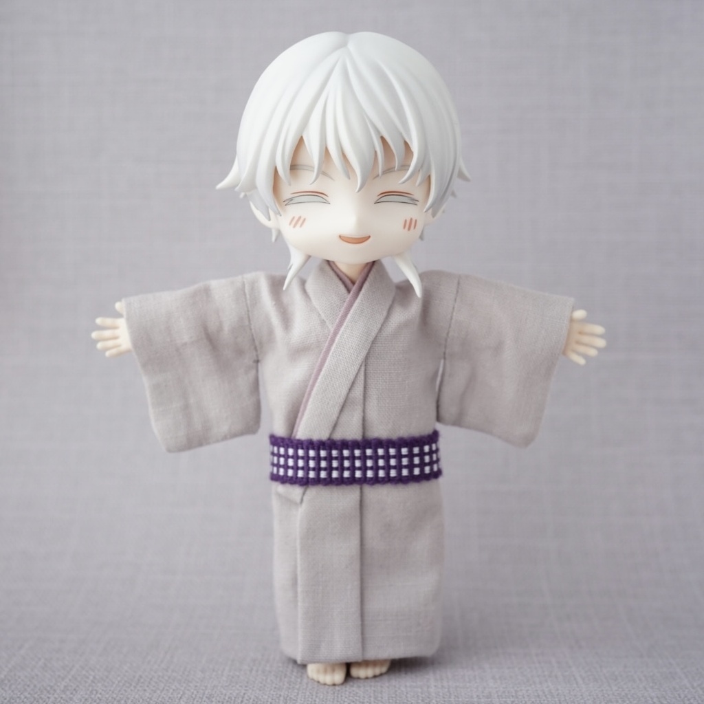 【羽織セット】小花柄×パープル