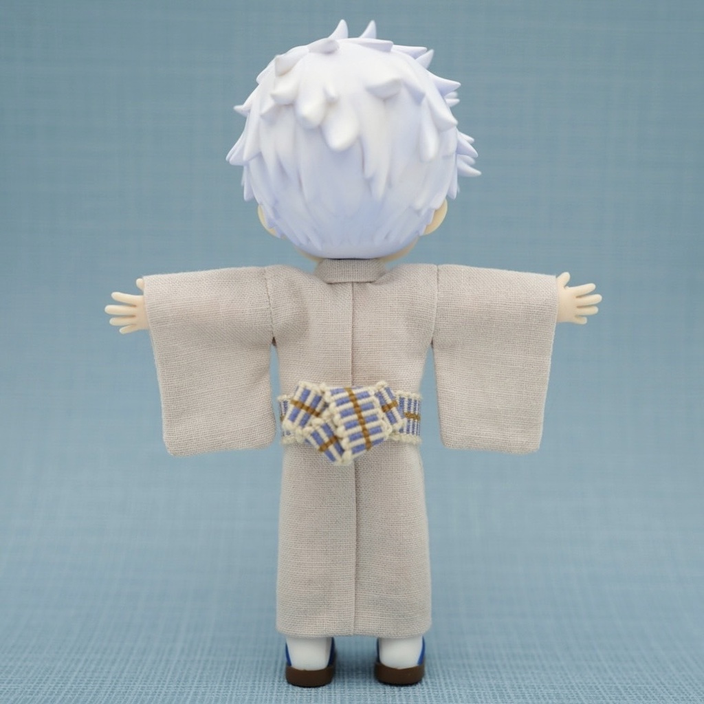 【羽織セット】花小紋×ライトブルー