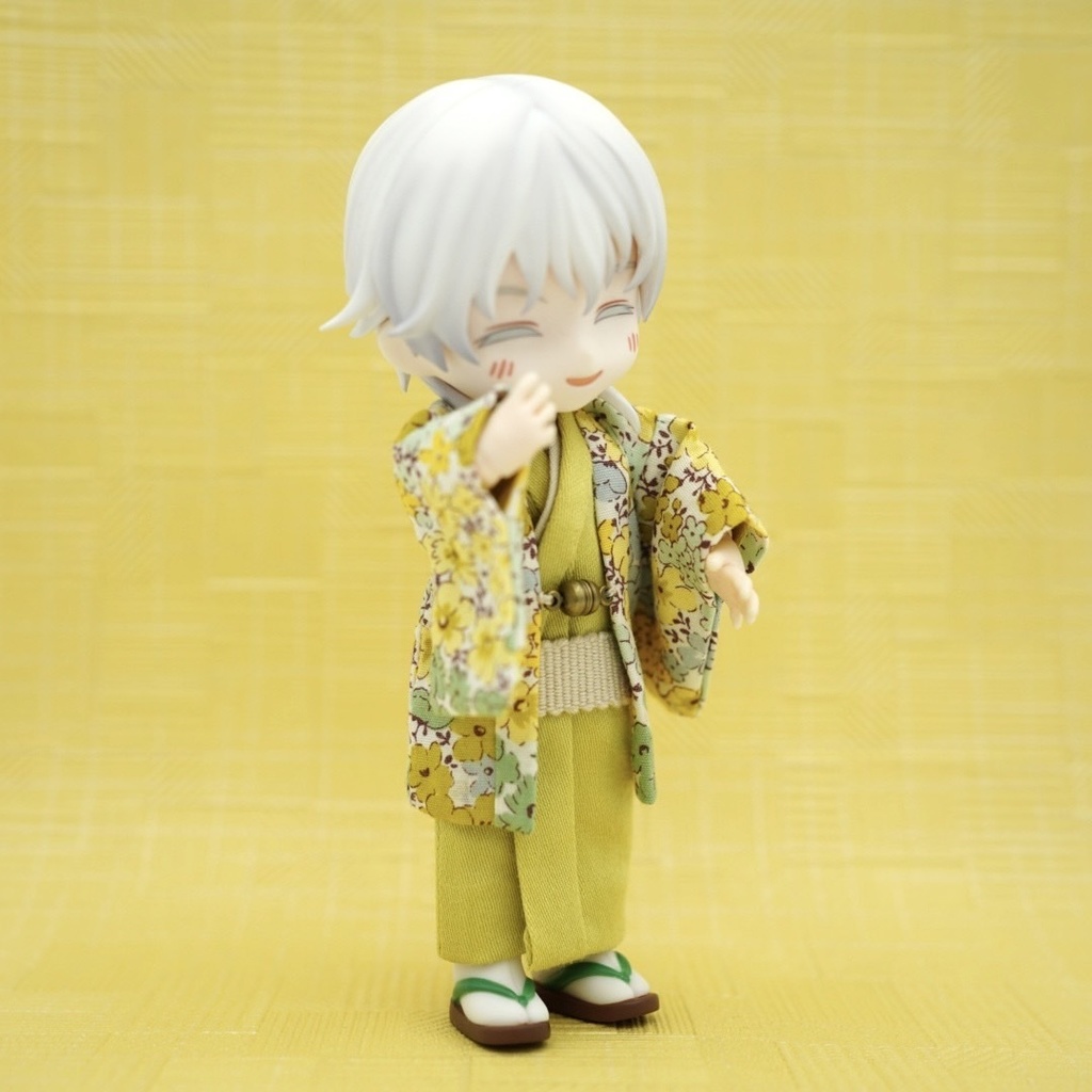 【羽織セット】花小紋×イエロー