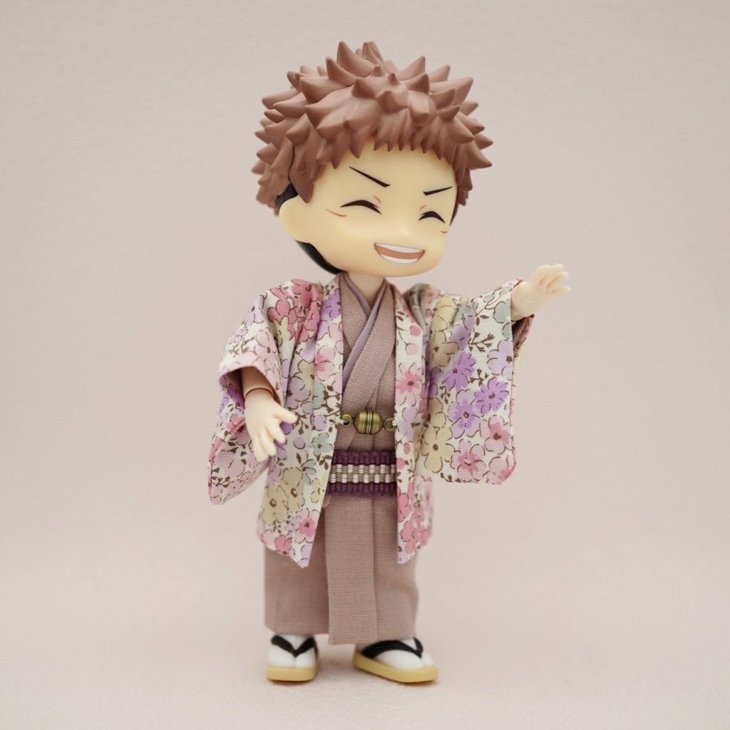 【羽織セット】花小紋×ピンク