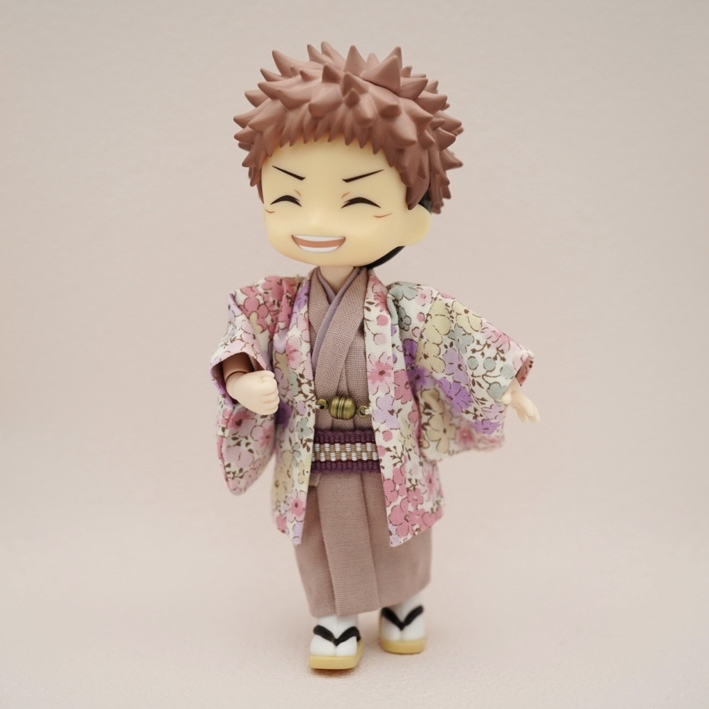 【羽織セット】花小紋×ピンク