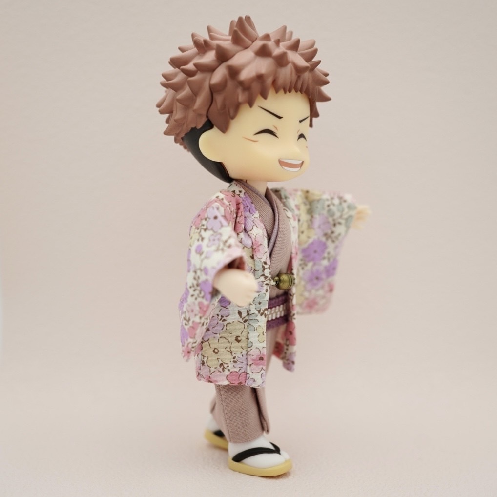 【羽織セット】花小紋×ピンク