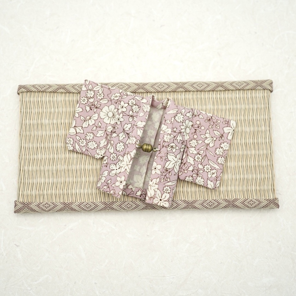 【羽織】ボタニカル柄×ピンク