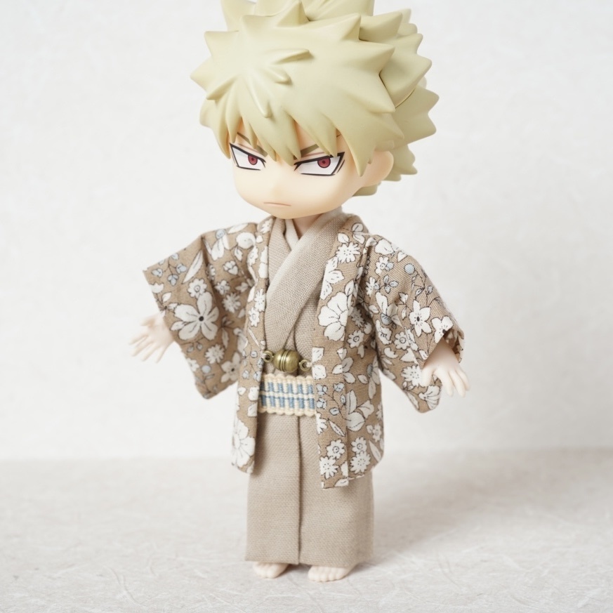 【羽織】ボタニカル柄×ベージュ