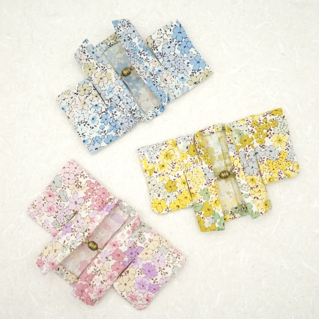 【羽織】花小紋×ライトブルー