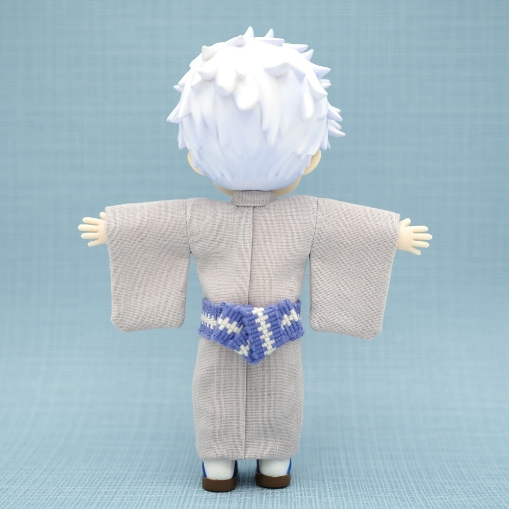 【羽織セット】花唐草×ライトブルー