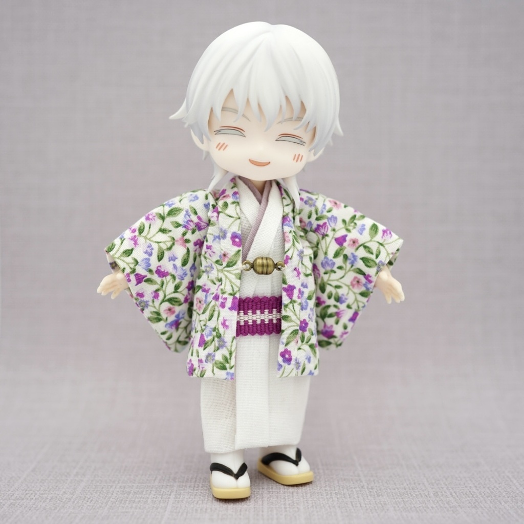 【羽織セット】花唐草×パープル