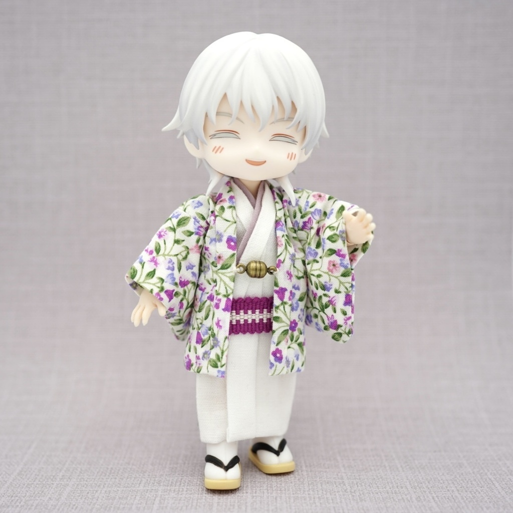 【羽織セット】花唐草×パープル