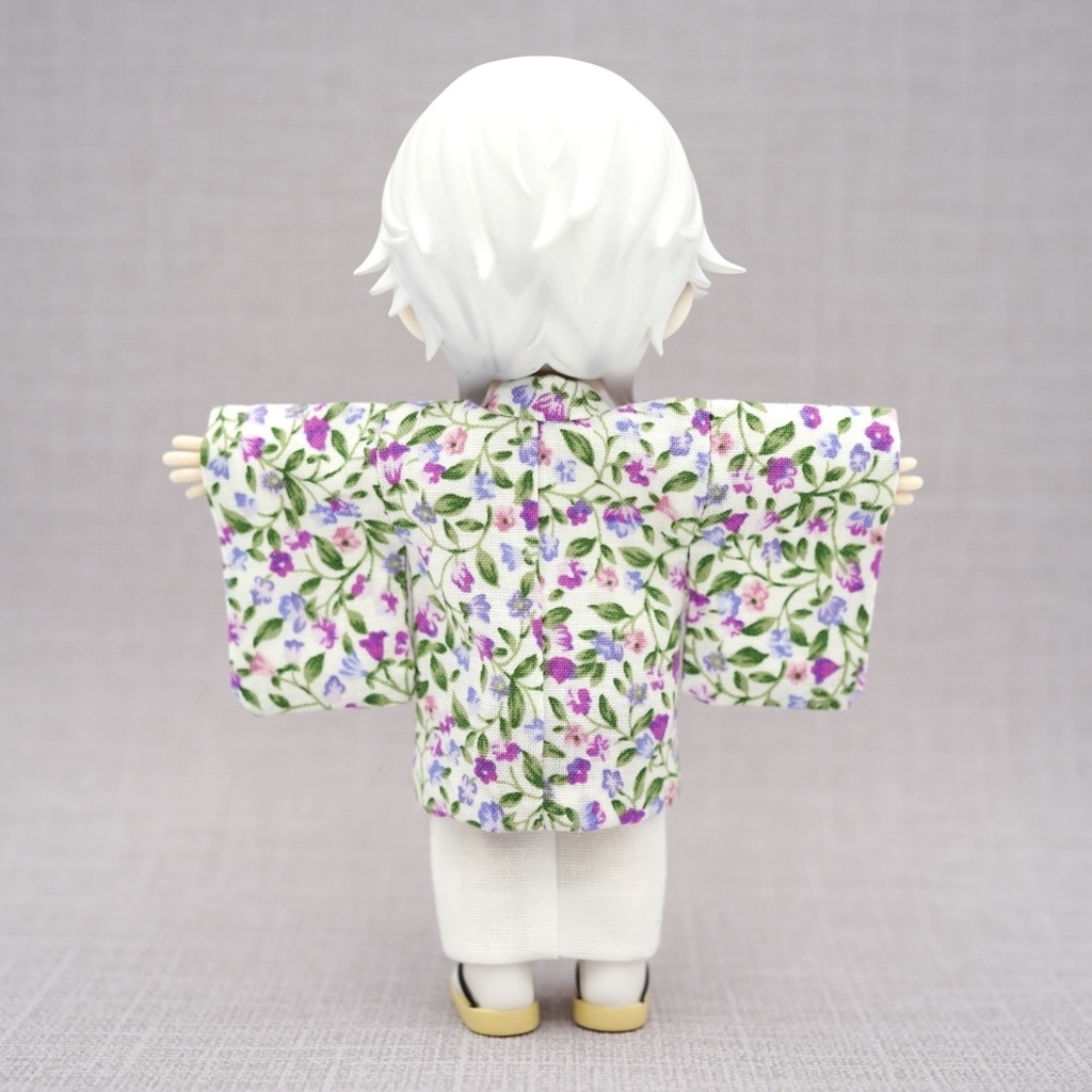 【羽織セット】花唐草×パープル