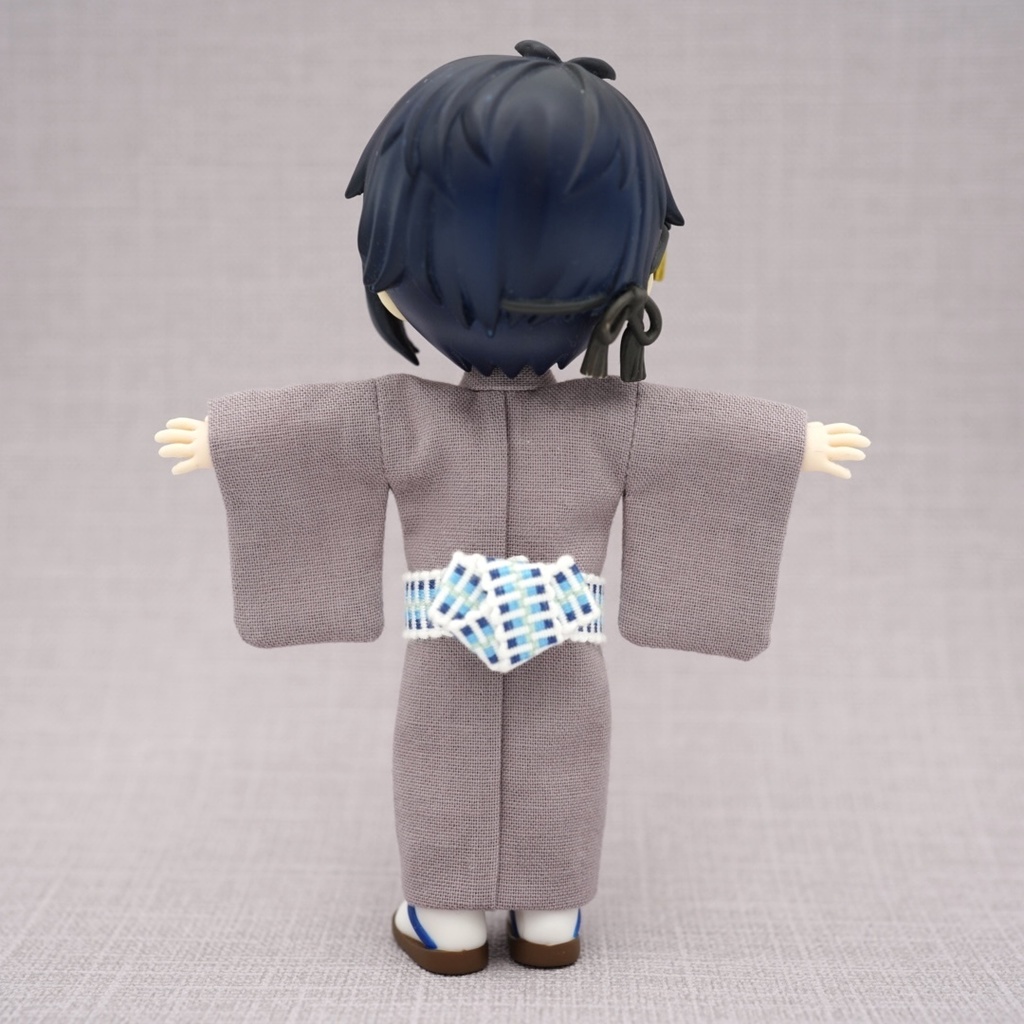 【羽織セット】花小紋×パープル