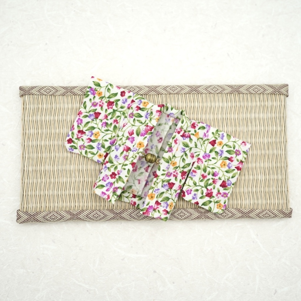 【羽織】花唐草×レッド