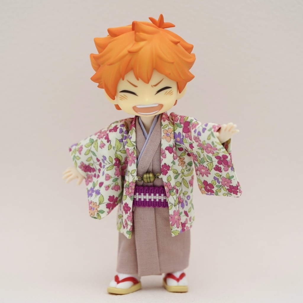 【羽織セット】フラワーフォレスト×ピンク