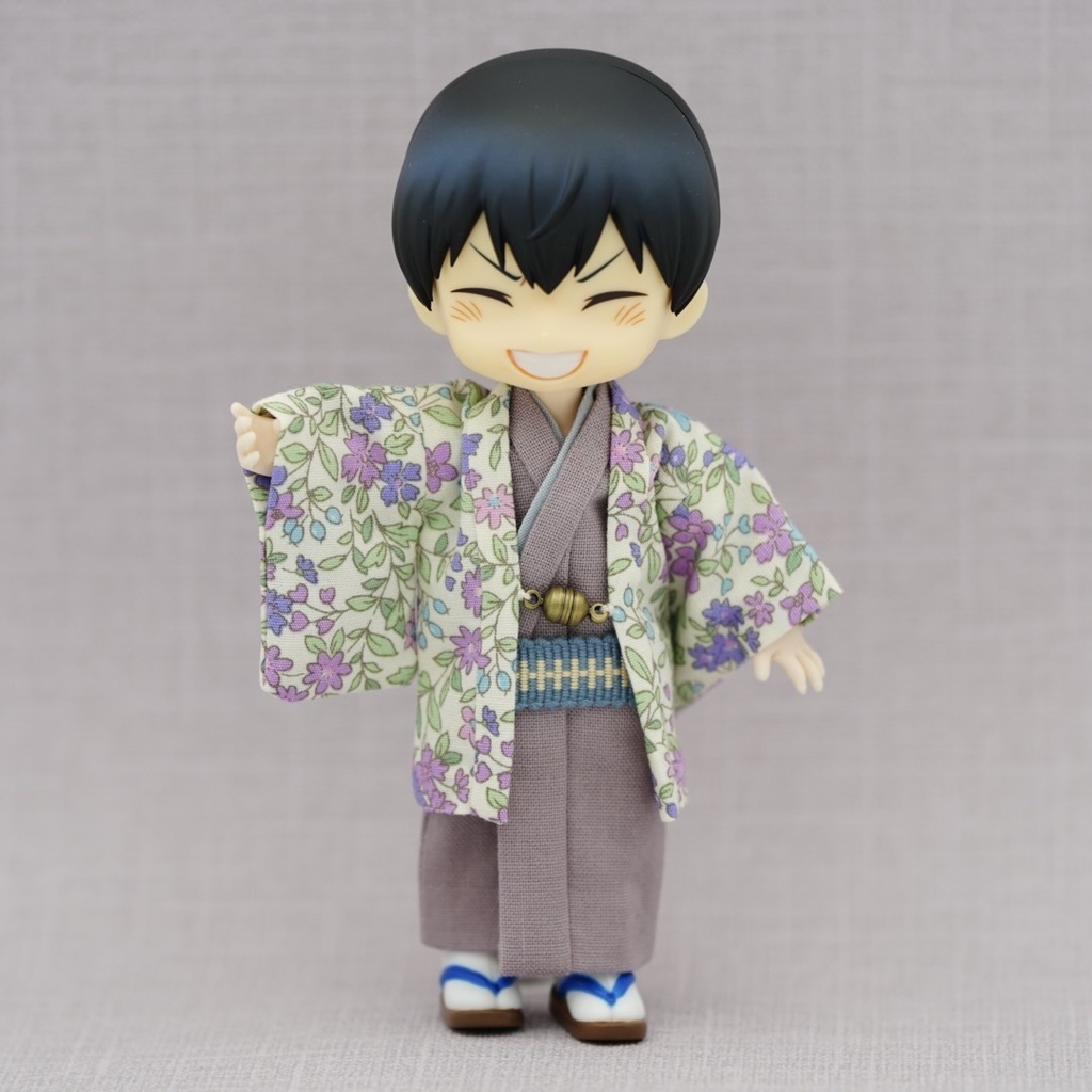 【羽織セット】フラワーフォレスト×パープル