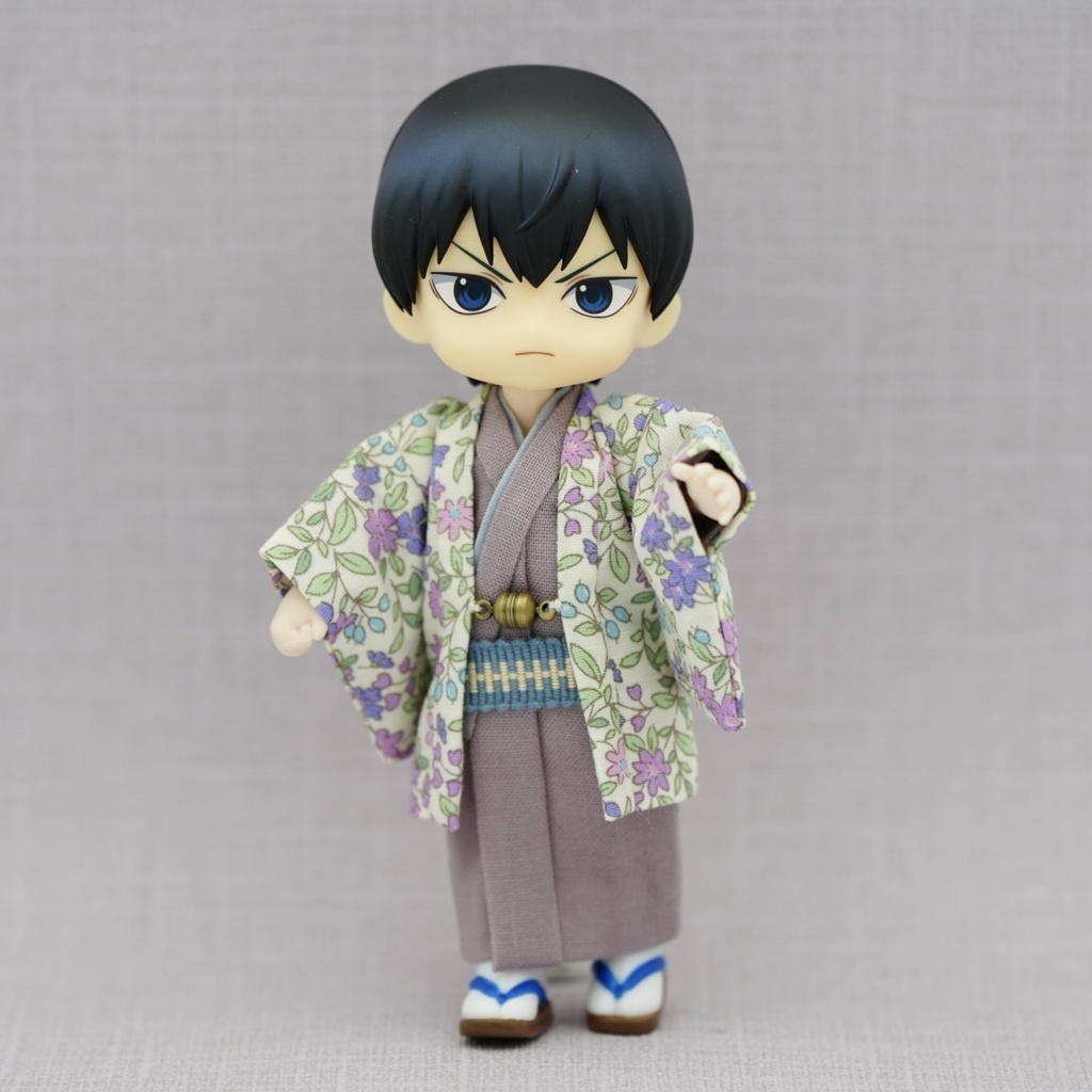 【羽織セット】フラワーフォレスト×パープル